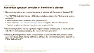 Parkinsons Disease – Non-Motor Symptom Complex and Comorbidities – slide 2